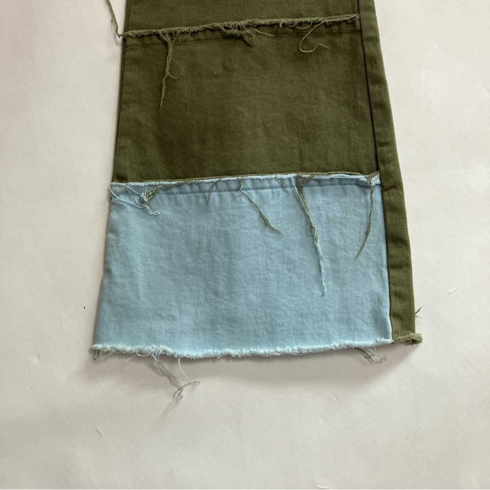 JEANS brand patchwork flare jeans - Picture 2 of 6